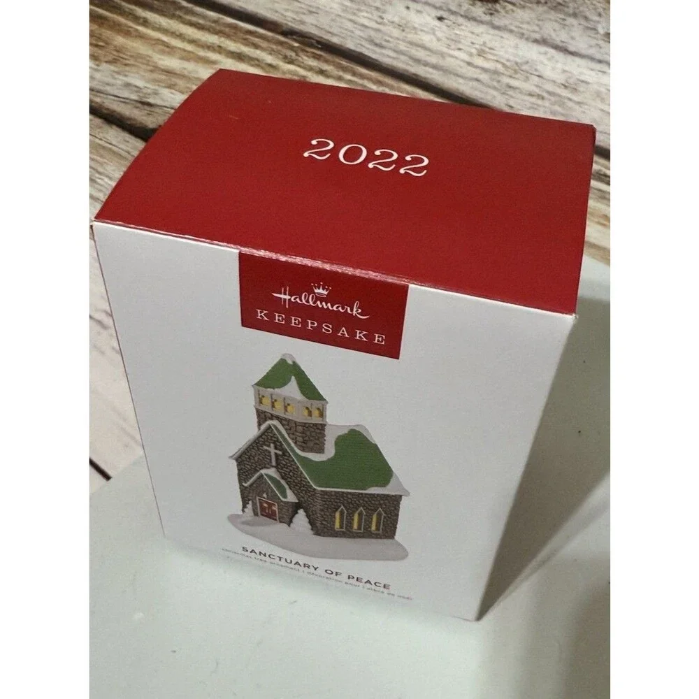 Hallmark Keepsake Ornament 2022 ~ Sanctuary of Peace Church In Box